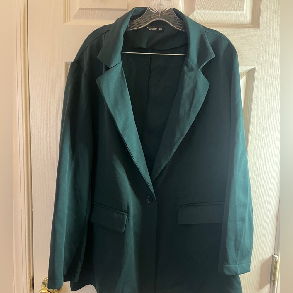 Teal blazer